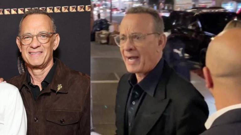 Tom Hanks enfurece con un fan por acercarse mucho a su esposa