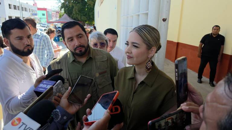 La Alcaldesa Estrella Palacios Domínguez habla del proyecto para un relleno sanitario en Mazatlán.