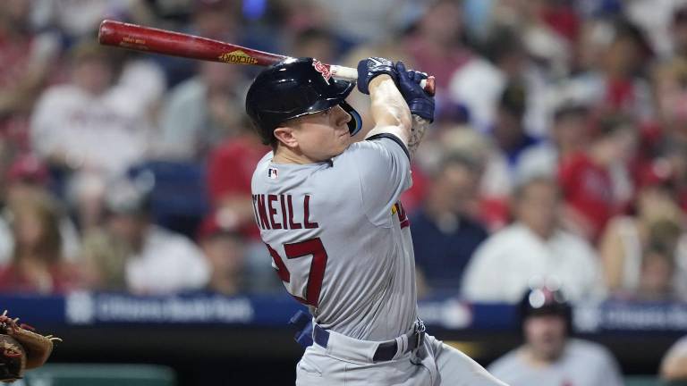 Tyler O’Neill mostrará su poder con los Medias Rojas.