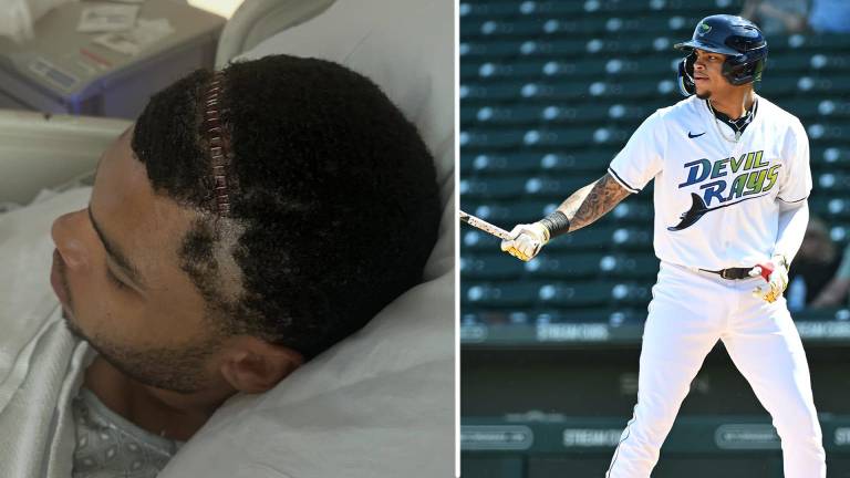 El prospecto de los Rays se recupera y apunta a la pretemporada 2026.