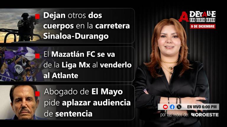 Ponte al día con las noticias que importan en Sinaloa.