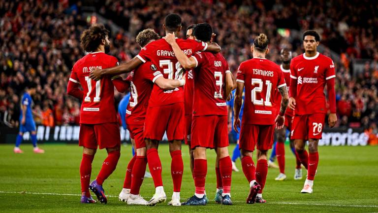 Liverpool liga victorias para llegar a seis puntos en la Europa League
