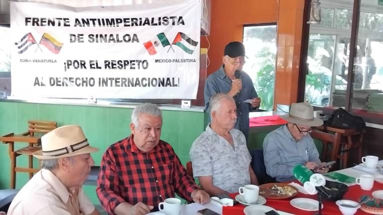 En Mazatlán jubilados y pensionados anuncian la creación de un Frente Antiimperialista.