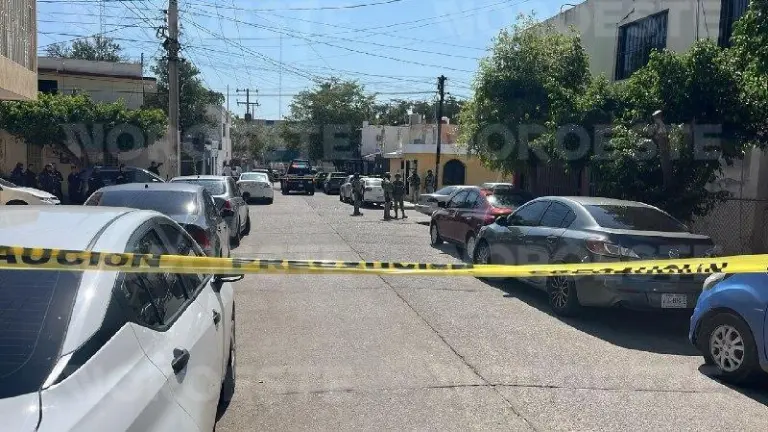 Elementos del Ejército Mexicano resguardaron el perímetro donde un enfermero fue privado de la vida.