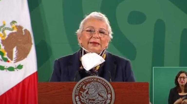 Olga Sánchez Cordero Dávila, titular de la Secretaría de Gobernación.
