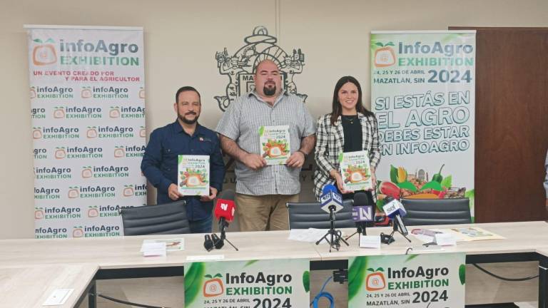 Anuncian la edición 2024 del encuentro agrícola InfoAgro Exhibition que se celebrará en abril en Mazatlán.
