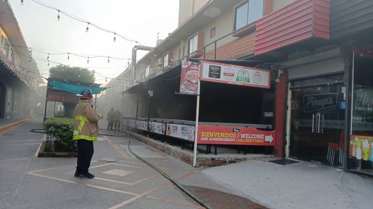 Los elementos de Bomberos Mazatlán tomaron el control del incidente y, mediante sus maniobras, lograron sofocar el fuego.