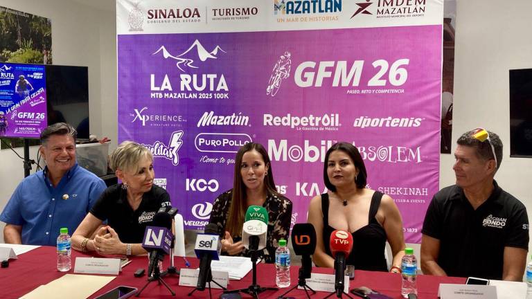 Los pormenores de La Ruta Mazatlán 2025 y el Fran Fondo Mazatlán fueron dados a conocer en rueda de prensa.