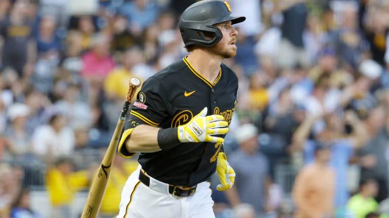Ryan O’Hearn fue el centro de atención en la paliza de los Piratas sobre los Bravos.
