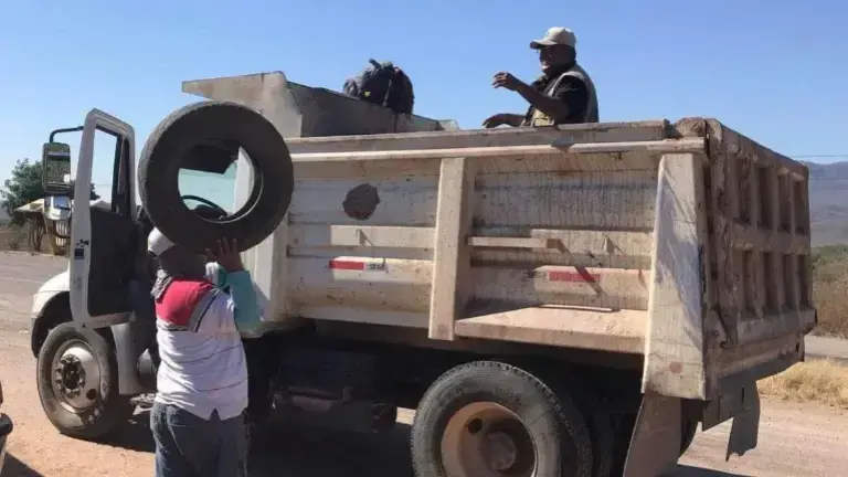 Este miércoles se recogieron 12 toneladas de cacharros en tres colonias.