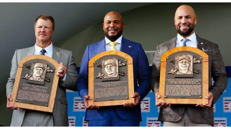 Los tres nuevos inquilinos en Cooperstown.