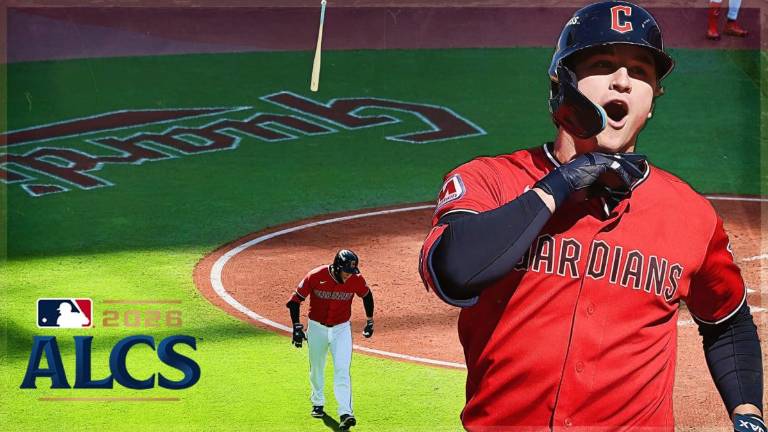 Con un épico ‘bat flip’ de Petey Halpin, Guardianes supera a los favoritos de Tampa Bay y acaricia el pase al Clásico de Otoño.
