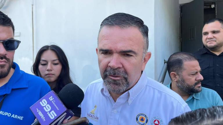 Óscar Osuna Tirado, coordinador de Protección Civil de Mazatlán.
