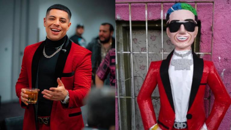 Eduin Caz, líder de Grupo Firme ya tiene su propia piñata.