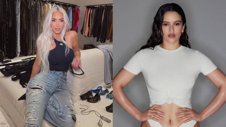 Kim Kardashian elige a Rosalía para su nueva colección de ropa interior