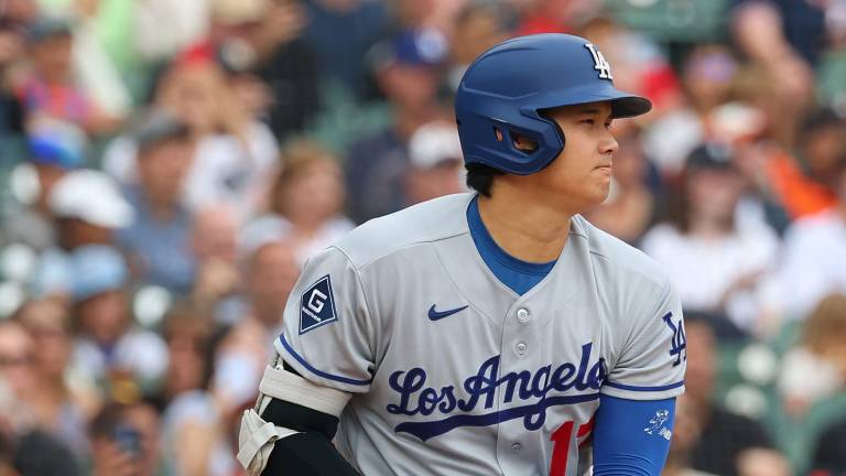 Shohei Ohtani queda fuera del orden al bat por segundo día consecutivo con los Dodgers.
