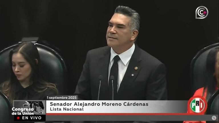Alejandro Moreno aprovechó su participación en el Congreso General para acusar al gobierno federal de perseguir a los que no están con Morena.