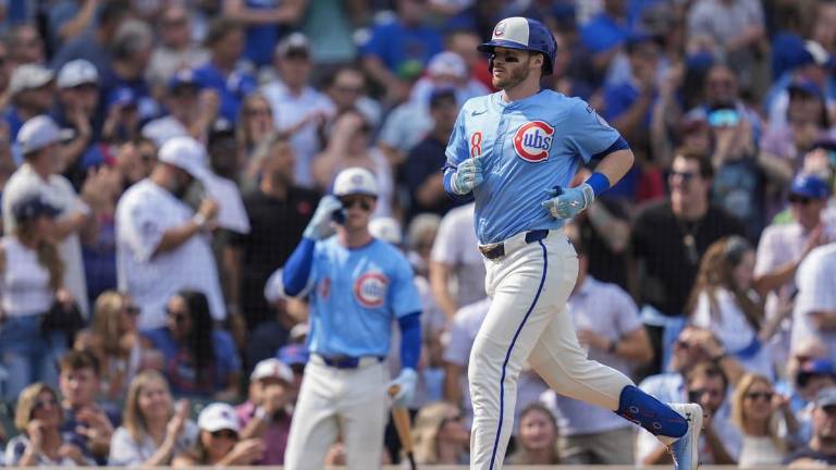 Ian Happ estuvo cerca de batear el ciclo por los Cachorros.