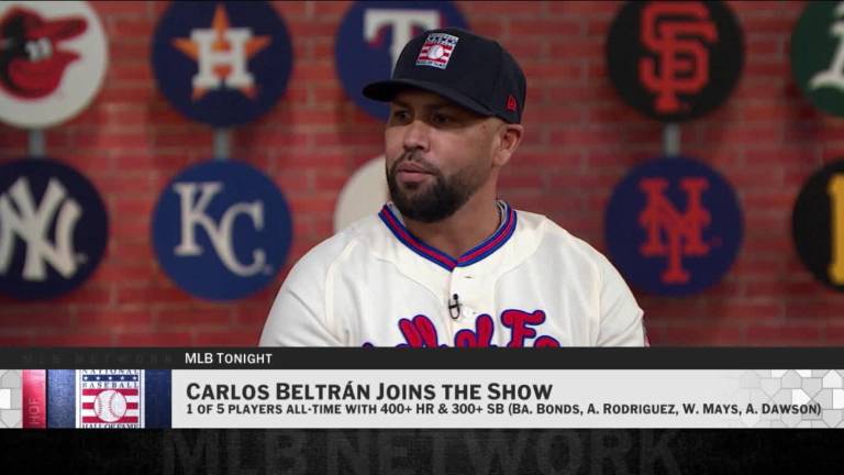Carlos Beltrán representará a los Mets en el Saló de la Fama del Beisbol.