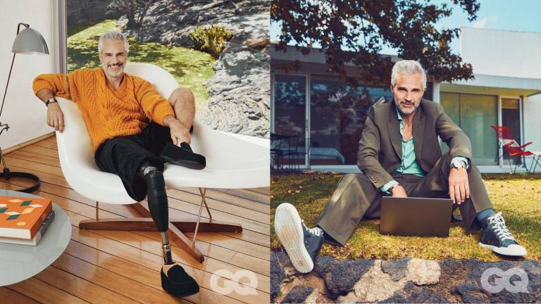 Juan Pablo Medina reaparece en portada de revista tras amputación de pierna.