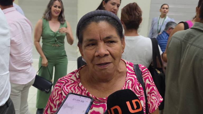 María Alicia Zataráin Patrón, comisaria de la comunidad de El Salto.
