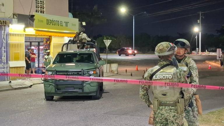 Elementos del Ejército y otras corporaciones atendieron los ataques armados ocurridos en Mazatlán.