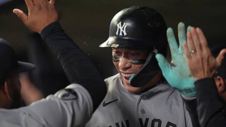Aaron Judge conectó jonrón clave para los Yanquis.