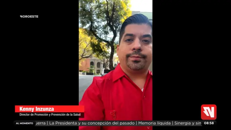 Gerardo Kenny Inzunza Leyva, director de Prevención y Promoción de la Salud, habla del medicamento para atender el VIH.