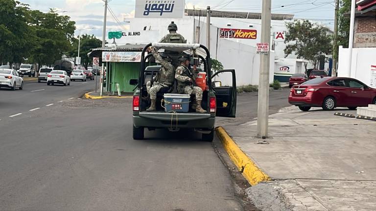 Los artefactos fueron retirados por elementos militares,.