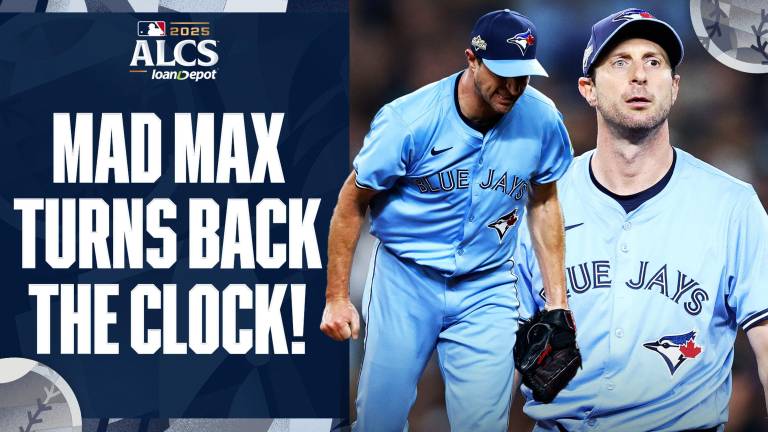 Los Azulejos de Toronto apostarán por Max Scherzer en el Juego 3 de la Serie Mundial este lunes.