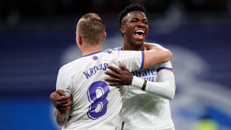 Vinicius Jr. marca doblete.