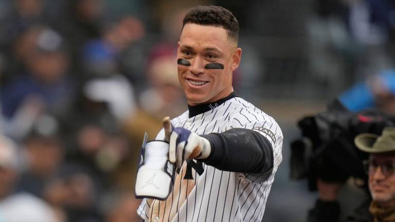 Aaron Judge estará fuera de acción varias semanas.