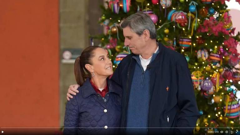 La Presidenta Claudia Sheinbaum deseó una Feliz Nochebuena y Navidad a las familias mexicanas.