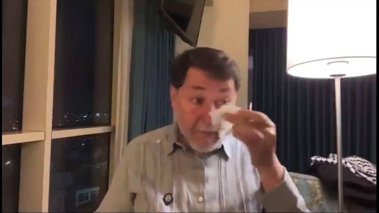 Fernández Noroña publicó un video en sus redes sociales donde llora por la situación en la que está Palestina tras los ataques de Israel.