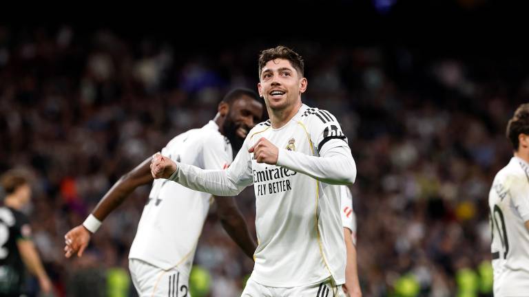 Federico Valverde sigue con su racha goleadora.