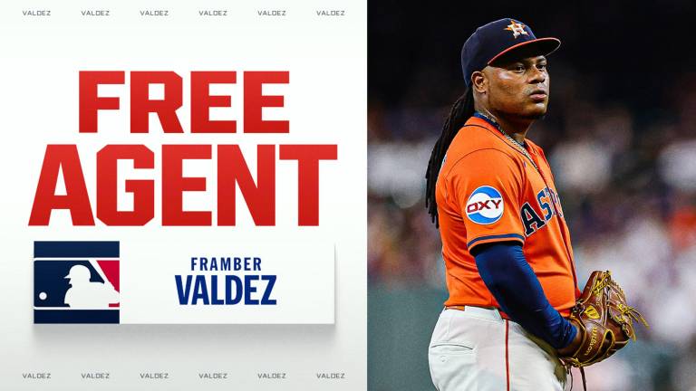 Framber Valdez llega a Tigres de Detroit con contrato millonario.