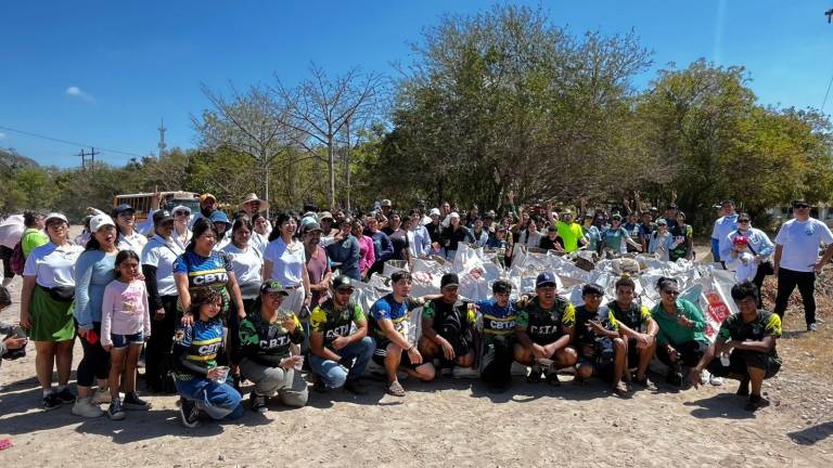 La actividad reunió a más de 300 voluntarios que recogieron 960 kilogramos de basura.