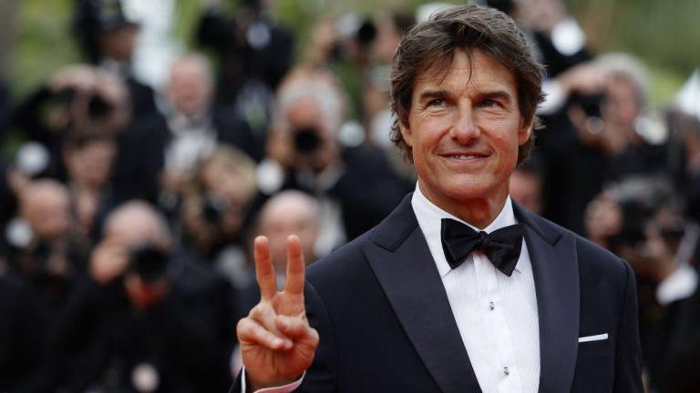 Tom Cruise Arriba al Festival de Cannes 2022 para la proyección de su película Top Gun: Maverick.