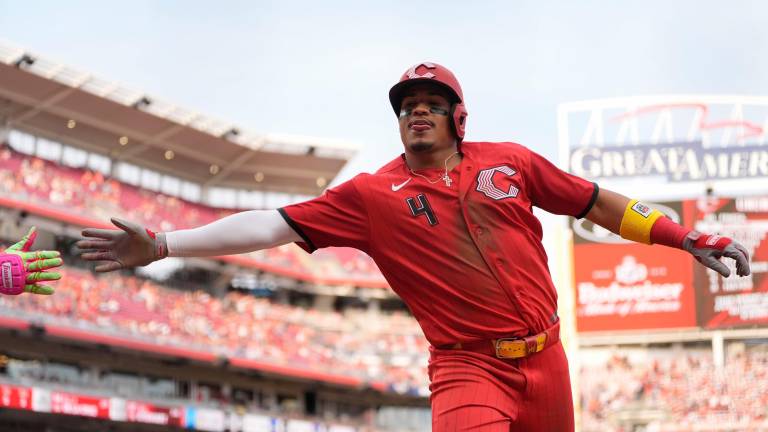 Noelvi Marte no pudo despegar con los Rojos en el inicio de temporada.