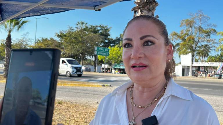 Maribel Chollet Morán, dirigente del PRI en Mazatlán, habla de la inseguridad.