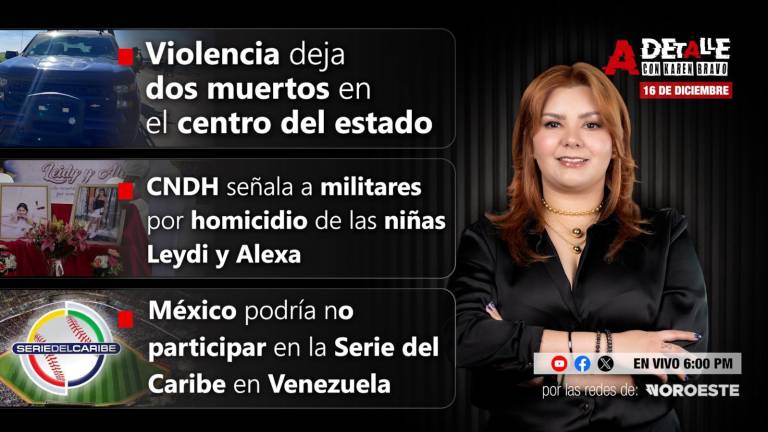 Ponte al día con las noticias que importan en Sinaloa.