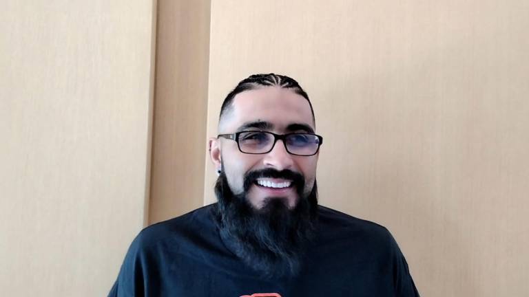 Romo en su nueva faceta.