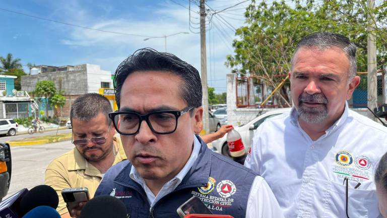 Roy Navarrete Cuevas, director de Protección Civil de Sinaloa, precisa que el mar de fondo se presenta en el Pacífico Mexicano.