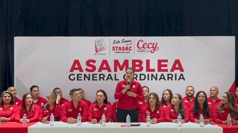 Los acuerdos fueron presentados este miércoles durante la Asamblea General número 142 del sindicato por la secretaria ejecutiva del Stasac, Cecilia Carrillo Montoya.