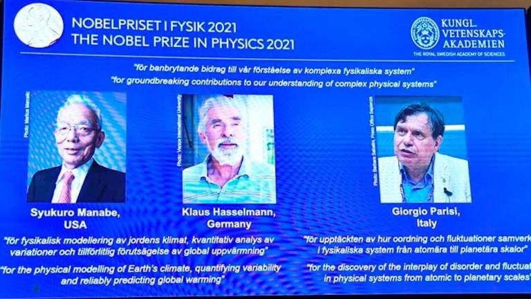 Investigadores reconocidos con el Premio Nobel de Física.