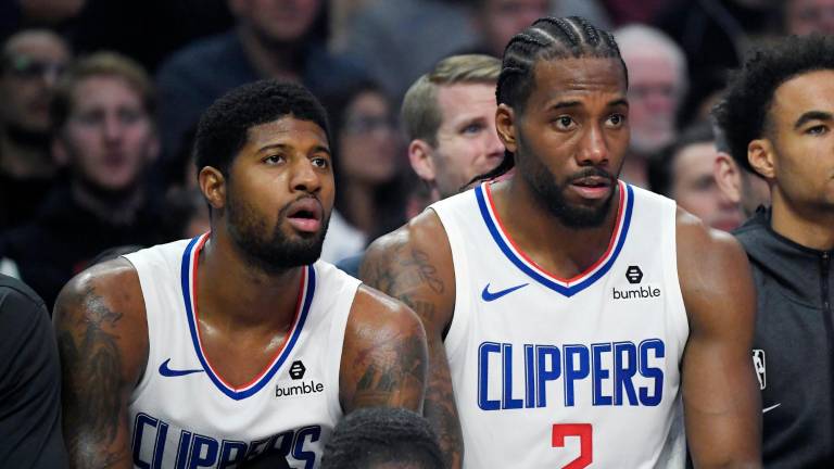 Paul George y Kawhi Leonard no han podido tener regularidad debido a las lesiones.