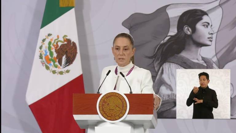 La Presidenta de México Claudia Sheinbaum Pardo afirma que mantienen el apoyo a Sinaloa en materia de seguridad.