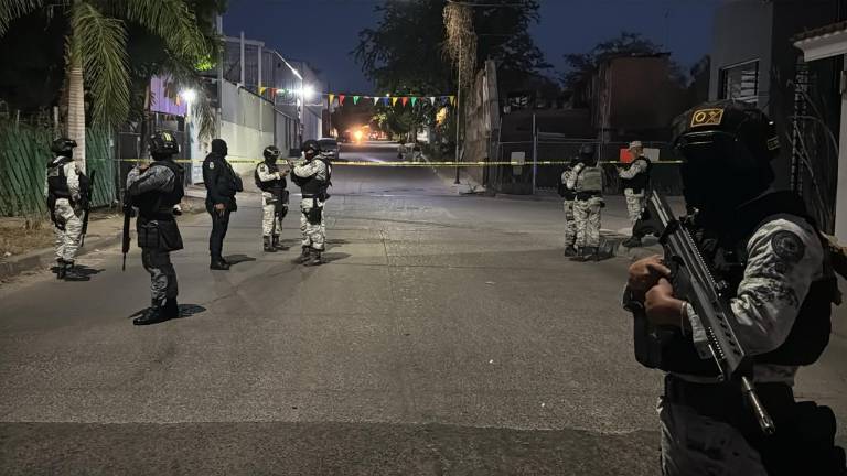 El perímetro fue resguardado y acordonado por personal de Guardia Nacional, y de la Secretaría de seguridad y protección ciudadana federal.