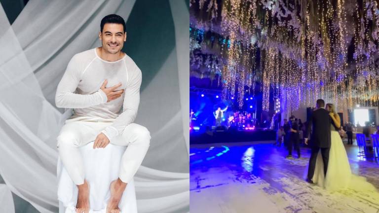 Carlos Rivera sorprende a pareja durante su boda