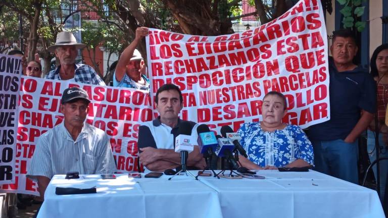Ejidatarios de Rincón de Urías rechazan Nuevo Relleno Sanitario de Mazatlán